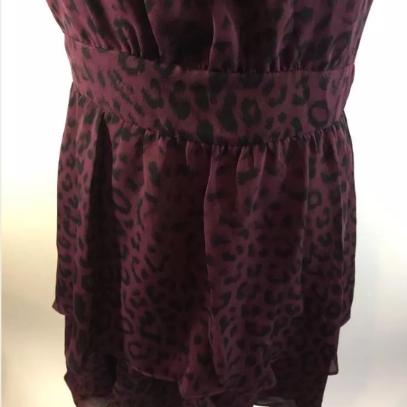 Parker Animal Print Halter Flare Dress NWT Large - Picture 4 of 8